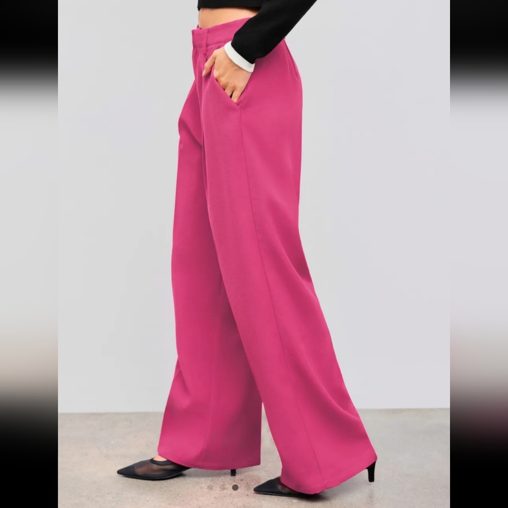 Pink Tailored Trousers